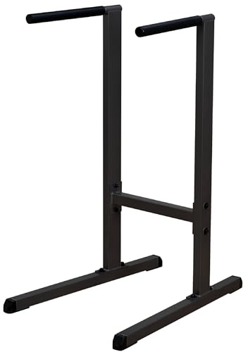 Body-Solid GDIP59 Dipständer Dip-Station | Dips Barren | Trizepstrainer | Push Up | Stand Bar