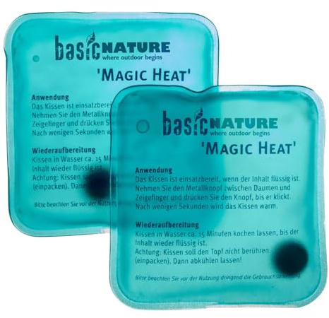 Basic Nature Magic Heat Wärmekissen (2 Stück) - Blau, Unisex, Einheitsgröße
