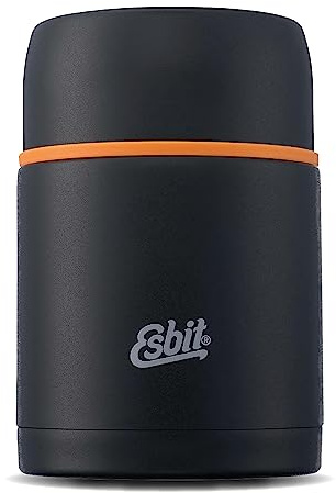 Esbit Thermobehälter Classic für Speisen - Warmhaltebehälter 750 ml in Schwarz - aus Edelstahl für warme und kalte Lebensmittel