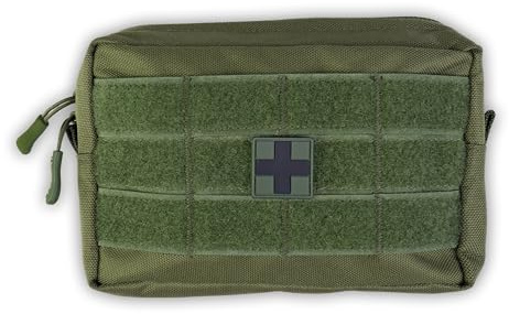 Mil-Tec® First Aid Set LEINA Pro • 45 Teile • Großes Erste-Hilfe Set für Outdoor, Reise & Zuhause • IFAK Tasche • Notfallset Made in Germany • Verbandtasche mit Inhalt • Oliv