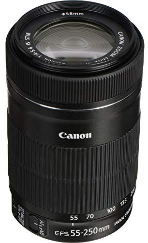 Canon EF-S 55-250mm F4-5.6 IS STM Objektiv für Spiegelreflexkameras von Canon