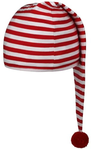Hutshopping Baumwollmütze Zipfelmütze Schlafmütze Zwergenmütze Zwerge (One Size - rot)