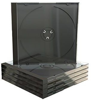 MediaRange BOX22-M CD-Leerhülle, 10, 4 mm Schwarz - 50 Stück