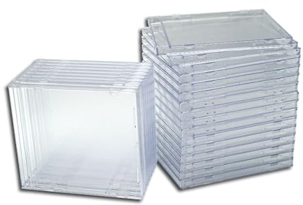 Protected CD Leerboxen Jewel Case (25 Stück) OHNE CD TRÄGER/EINLEGER !!!
