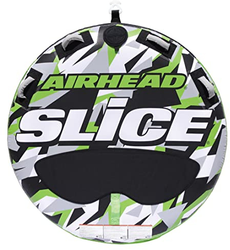 Airhead AHSSL-22 Slice Aufblasbarer Doppelfahrer Schleppbar, grün camo, Standard