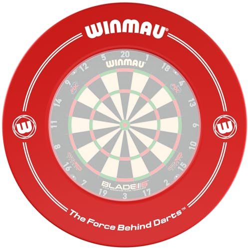 Winmau Printed Red Dartscheibe Surround Suitable for All Winmau Bristle Dartboards