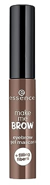 essence make me BROW eyebrow gel mascara, Augenbrauengel, Nr. 02, Braun, vegan, ohne Mikroplastikpartikel, Nanopartikel frei, ohne Parfüm, 1er Pack (3.8ml)