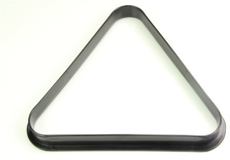38 mm (1 1/2 inch)), 15 Ball schwarz Kunststoff Snooker & Pool Dreieck, Rack 15 Bälle
