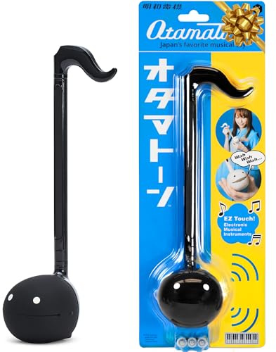 Otamatone Regular Schwarz Elektronisches Musik Instrument, Japanisch Tragbar Digitale Musikinstrumente Synthesizer, Kinder Teenager Erwachsene, Spaß Coole Geburtstag Weihnachten Geschenk Spielzeug