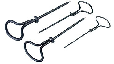 Pebaro NA2-3-4-5S Nagelbohrer-Set, 4 Handbohrer in verschiedenen Größen, Basteln mit Kastanien und Weichholz, Bastler, Hobby, Junior-Handwerker