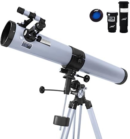 Seben 76/900 EQ2 Reflektor Teleskop Spiegelteleskop Fernrohr für Erwachsene