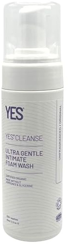 YES® CLEANSE | pH-Angepasste Intimpflege für Damen | Bio-Zertifiziert | Rein & Natürlich | Unparfümiert | Sanft Schäumende Intimwaschlotion (150ml)