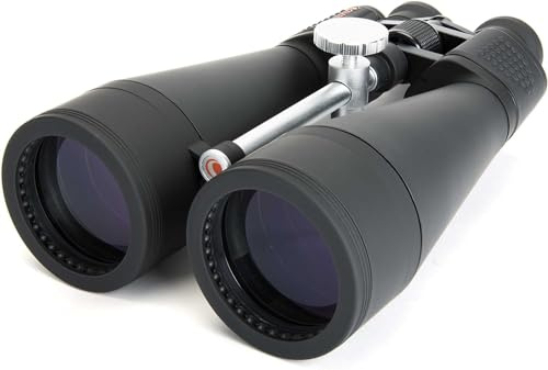 Celestron 71018 SkyMaster 20 x 80 mm Porroprismen-Fernglas mit mehrfach vergütete Linse, BaK-4 Prismenlinse und Etui, Schwarz