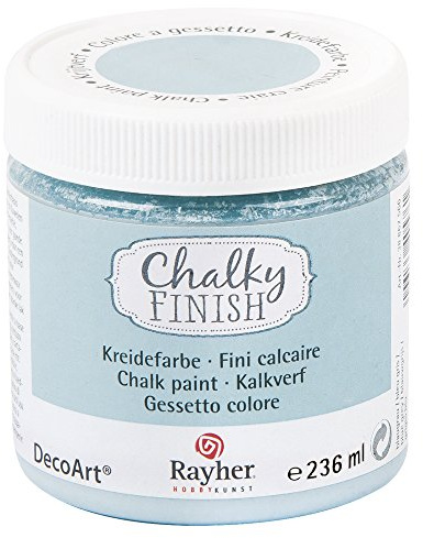 Rayher 38868566 Chalky Finish, Dose 236ml, blaugrau