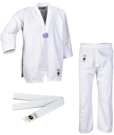 Ju-Sports Kinder Anzug Taekwondoanzug to Start, weiß, 140 cm, 9401140