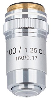 AmScope A100X-V300 100X (Öl) Achromatisches Mikroskop-Objektiv für Verbundmikroskope