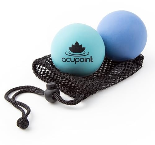 Acupoint Massageball 2er Set Faszienball weich - Triggerpunkt Therapie, Tiefengewebsmassage - Lacrosse Ball für Rücken, Nacken, Fußreflexzonenmassage und Physiotherapie