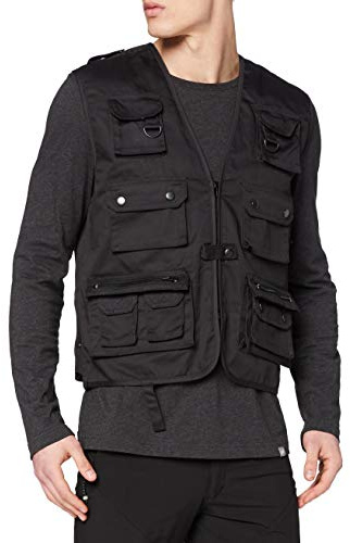 Mil-Tec Unisex Jagd-u Weste, Schwarz, XXL EU