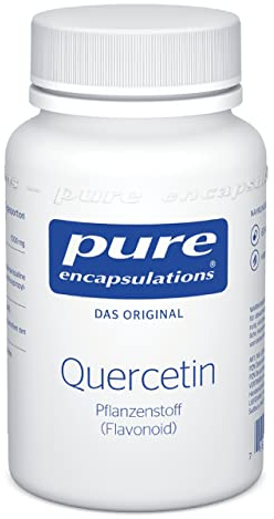 Pure Encapsulations - Quercetin - Hochwertiger Pflanzenstoff, Hoher Quercetin-Gehalt in jeder Kapsel - Nahrungsergänzungsmittel - 60 Kapseln