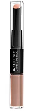 L'Oréal Paris L'Oreal Paris Lippen Make-up Infaillible Lippenstift, 113 Invincible Sable/Liquid Lipstick für 24 Stunden volle Lippen mit feuchtigkeitsspendendem Lippenpflege - Balsam, 1er Pack