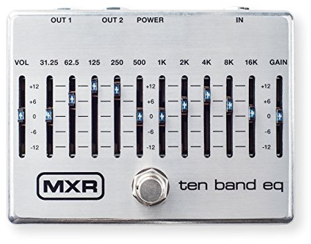 MXR M108S Ten Band EQ Pedal, Silber