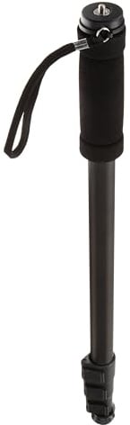 Amazon Basics 54 bis 170 cm Leichtes Tragbares Ausziehbares Kamera- Und Fotografie-Einbeinstativ, Aluminium, Teleskop, Schwarz