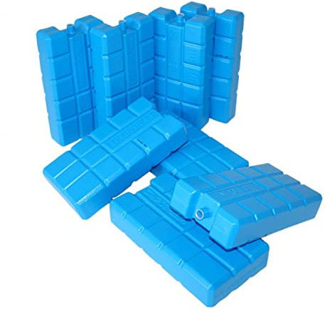 ToCi 8 x XXL Kühlakku je 750 ml | Wiederverwendbare Kühlelemente, Für Kühltasche & Kühlbox, Lange Kühlleistung, Lebensmittelecht & zertifiziert, Made in EU