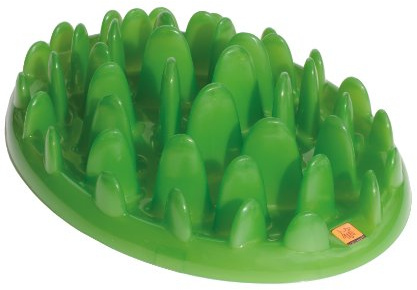 Green Interaktiver Slow Feeder für Hunde | Größe Groß | Reduziert das Risiko von Blähungen, stimuliert Hunde mental. Einfach zu reinigen. Antischlingnapf für Hunde und Welpen
