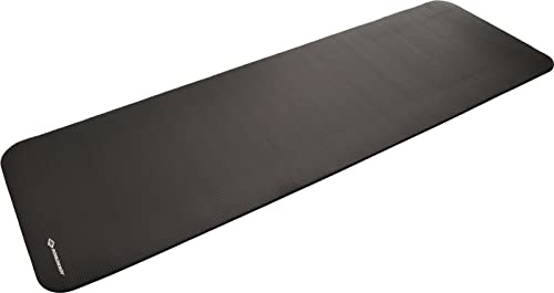 Schildkröt Fitnessmatte 10 mm, Anthrazit, mit Tragegurt, 960060