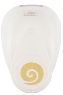 Vaessen Creative 21436-007 Motivstanzer, Small Stanzer Curl, Ausstanzung 1,5 cm Weit, Metall, lila, 6.5 x 4.5 x 4.4 cm