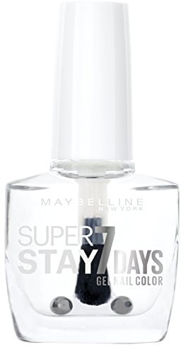 Maybelline New York Nagellack, Langanhaltend, Super Stay 7 Days Gel Nail Color, Nr. 25 Crystal Clear, 10 ml