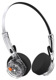 Mondo Freestyle On-Ear Bluetooth Headphones, Transparent