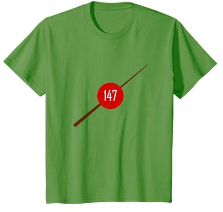 147 Maximum Break Snookerspieler Snooker T-Shirt