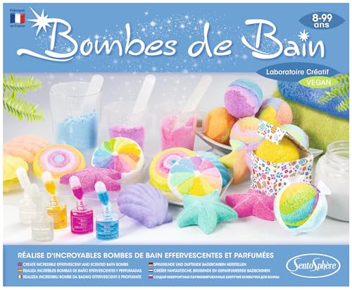 Sentosphère Badebomben DIY Making Kit - Machen Sie Ihr eigenes Spa Science Kit für Kinder von 8-99 Jahren
