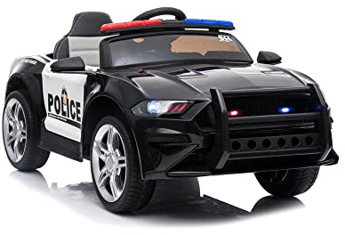 Polizei-Auto ATAA elektrisches Kinderpolizeiauto mit Kindersicherung