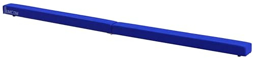 HOMCOM Schwebebalken 210cm Faltbar Gymnastik Balance Beam für Kinder und Erwachsene Balken Turnen Gymnastikbalken, Trainingsgeräte Balancierbalken für Zuhause Fitness Training Turnen, Blau