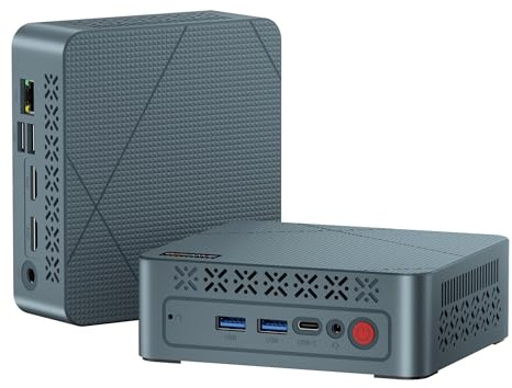 BOSGAME E3 Neo N95 Mini-PC Windows 11 Pro, 16GB DDR4 RAM 512GB NVMe SSD | Dual HDMI 4K, Triple Display Support, WiFi5/BT5.0, 2.5G LAN, kompakter Mini Desktop PC für Business, Home-Office, Heimkino