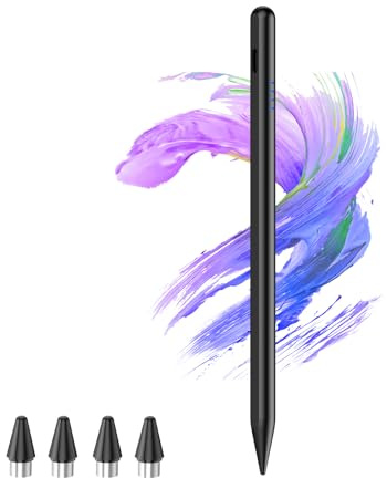 Kenkor Stylus Pen for Touch Screens, Tablet Stift für Android, Touchscreen Stift Kompatibel mit Switch 2/Samsung/Huawei/Mi/Vivo und Anderen Android Smartphone und Tablet Geräten (Schwarz)