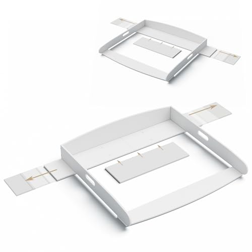 Heldenzimmer Wickelaufsatz Hemnes Kommode [108 & 160cm] ohne Lücke - Wickelaufsatz Malm Kommode - Für große und kleine Hemnes Kommode