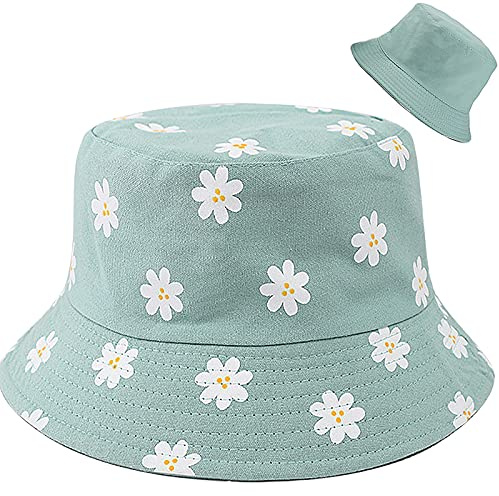 XYIYI Reversibel Fischerhüte Anglerhut Sonnenhut Für Damen Mädchen