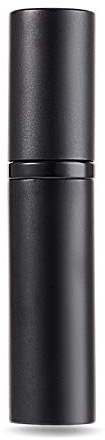 AsaNana Parfümzerstäuber nachfüllbar, Befülltechnik ohne Trichter leer Parfüm Zerstäuber Sprühflasche für Reise Handtasche unterwegs - 5ml (Black)