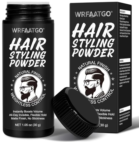 Volumen Puder Haare, Haarpuder Männer 30g, Texture Powder, Styling Powder, volumen puder Haare mit Mattem Effekt, Lang Anhaltender Halt – Einfach Aufzutragen, Nicht Fettend, Haarpuder für Männer