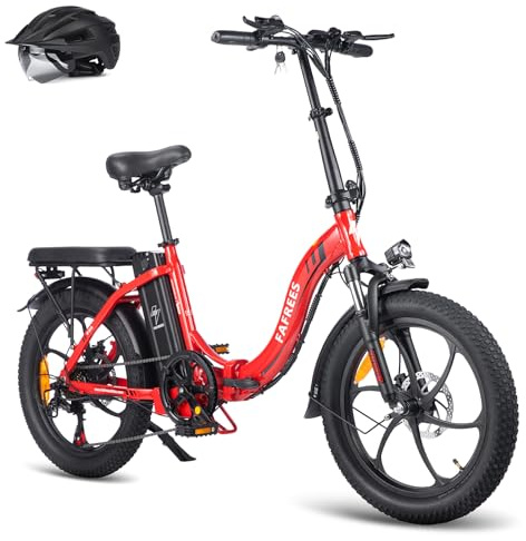 Fafrees F20 E Bike Klapprad 20 Zoll für Erwachsene [ Offiziell ] Herren Ebike Damen 18AH/ 20AH Akku, Elektrofahrrad 250W, E Fatbike 140kg, Elektro Fahrrad, Elektrisch Mountainbike 25km/h- Update