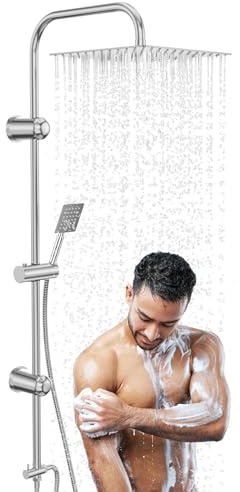 Kezidhp duschgarnitur mit regendusche, Duscharmatur Komplettset