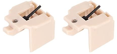 Plattenspieler-Nadel, 2 Stück Diamant-Ersatznadeln mit Aufbewahrungsbox, Kohlefaser-Nadelstange für LP60 Plattenspieler