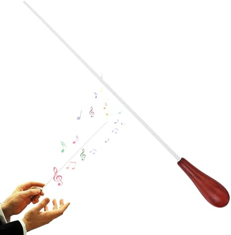 Musik Dirigentenstab Mit Holzgriff Orchester Dirigent Stock | Stab Mit Sicherem Griff Für Kinder Erwachsene Orchester Marschband