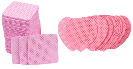 IMIKEYA 400 Stück Packung Fusselfreie Nagellackentferner Pads aus Baumwolle Saugfähige Nagelreinigungstücher mit Weicher Oberfläche Praktische Aufbewahrungsbox für Unterwegs