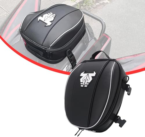 Motorrad-Hecktasche,Hecktasche Motorrad Wasserdicht Gepäcktasche-Weiß | Sitztasche Motorrad-Satteltaschen Multifunktionale Fahrradtasche Sportrucksack