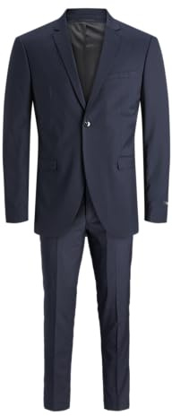 JACK & JONES Jungen Jprsolar Suit Noos Jnr Anzug, Dark Navy, 176