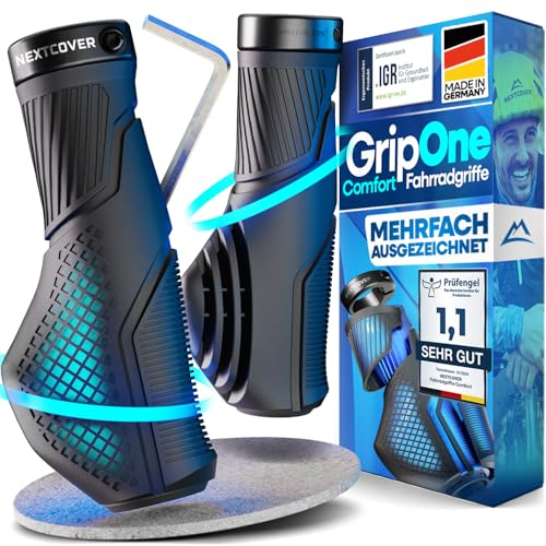 NEXTCOVER Fahrradgriff ergonomisch mit Comfort Grip-Technologie für MTB und Fahrrad, 2 Stück